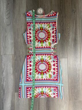NWT Mara Hoffman Beach Multicolor Geometric Mini Dress -Small